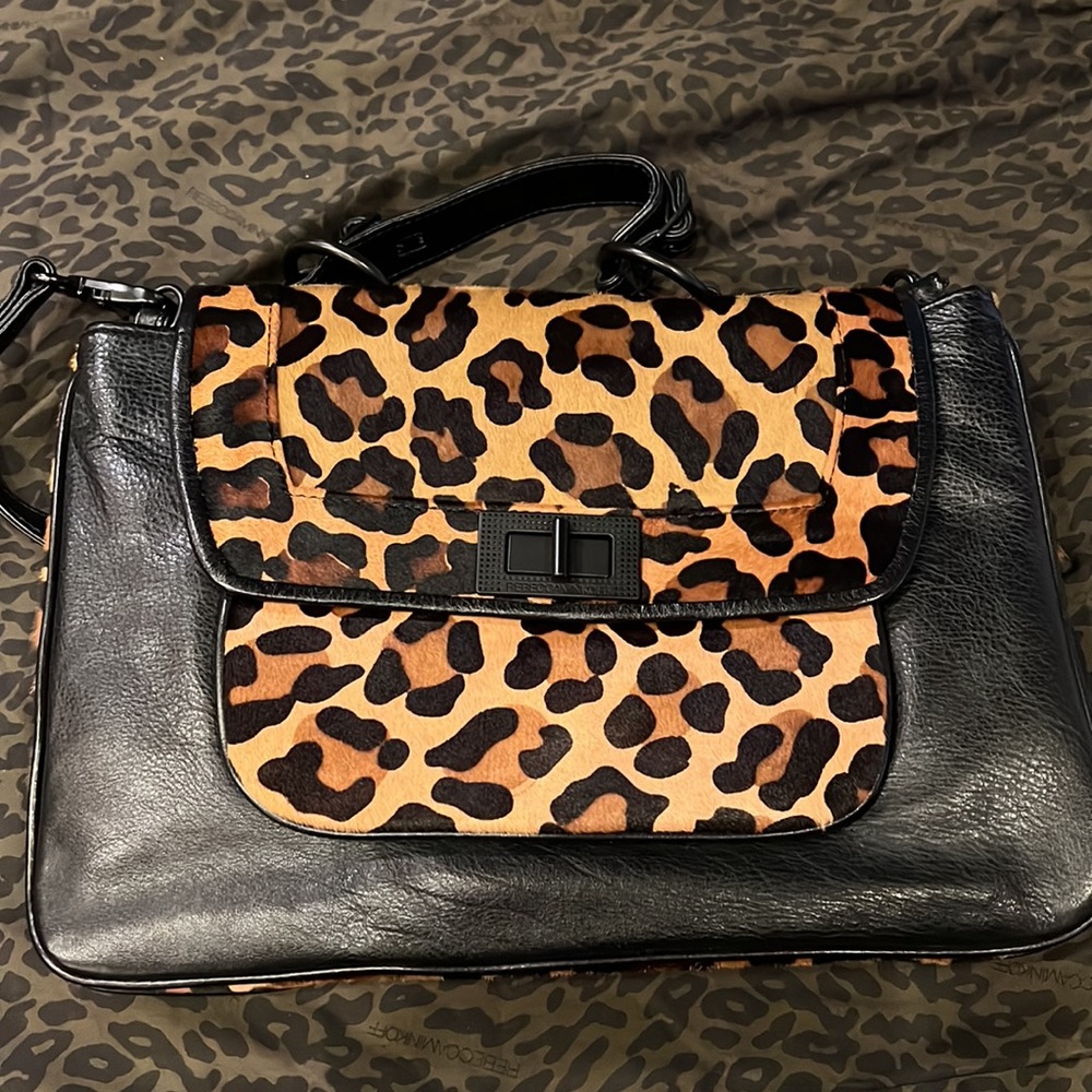 Rebecca Minkoff Leopard Leather Handbag